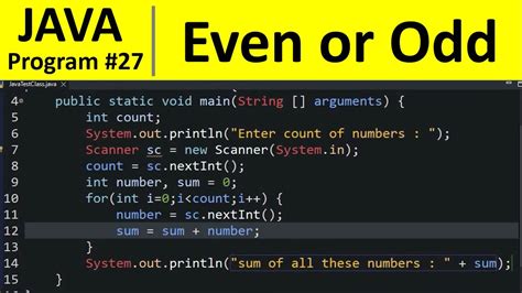 even and odd numbers in java|Java How to Check Whether a Number is Even or Odd .